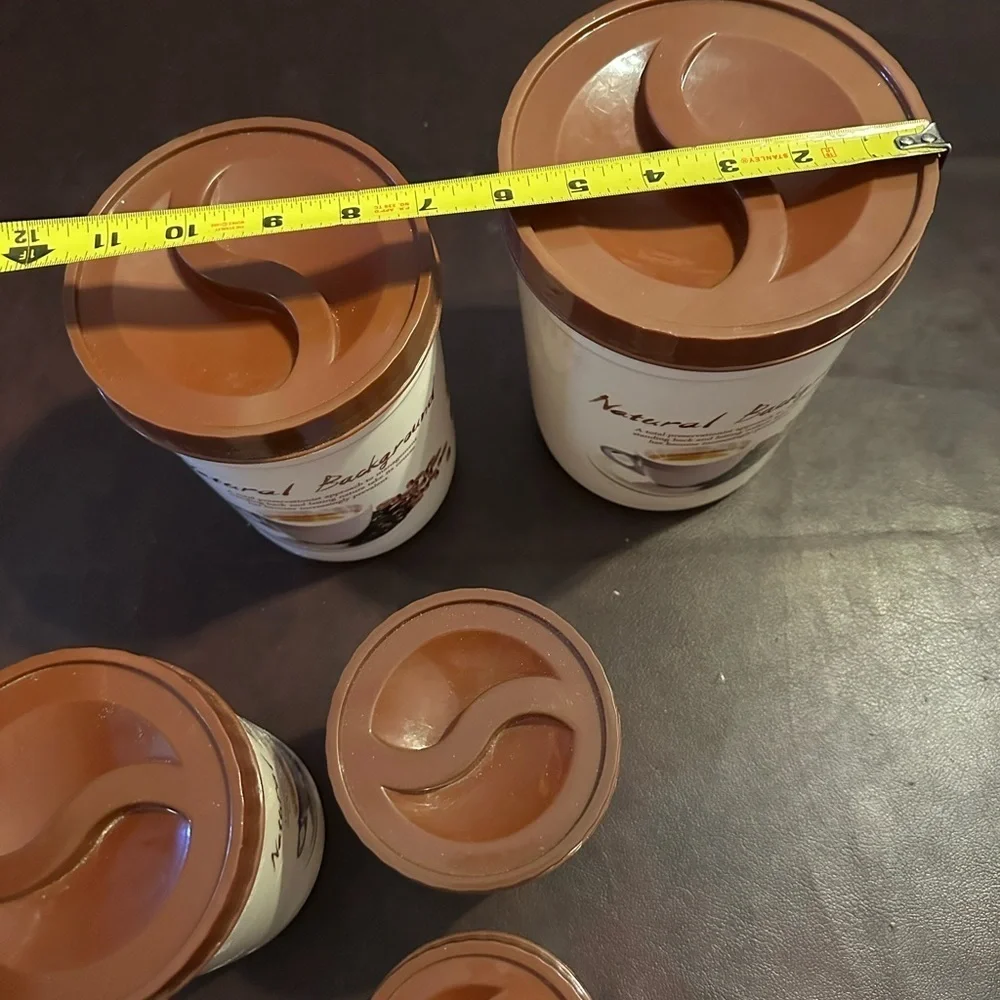 5 nesting canisters
